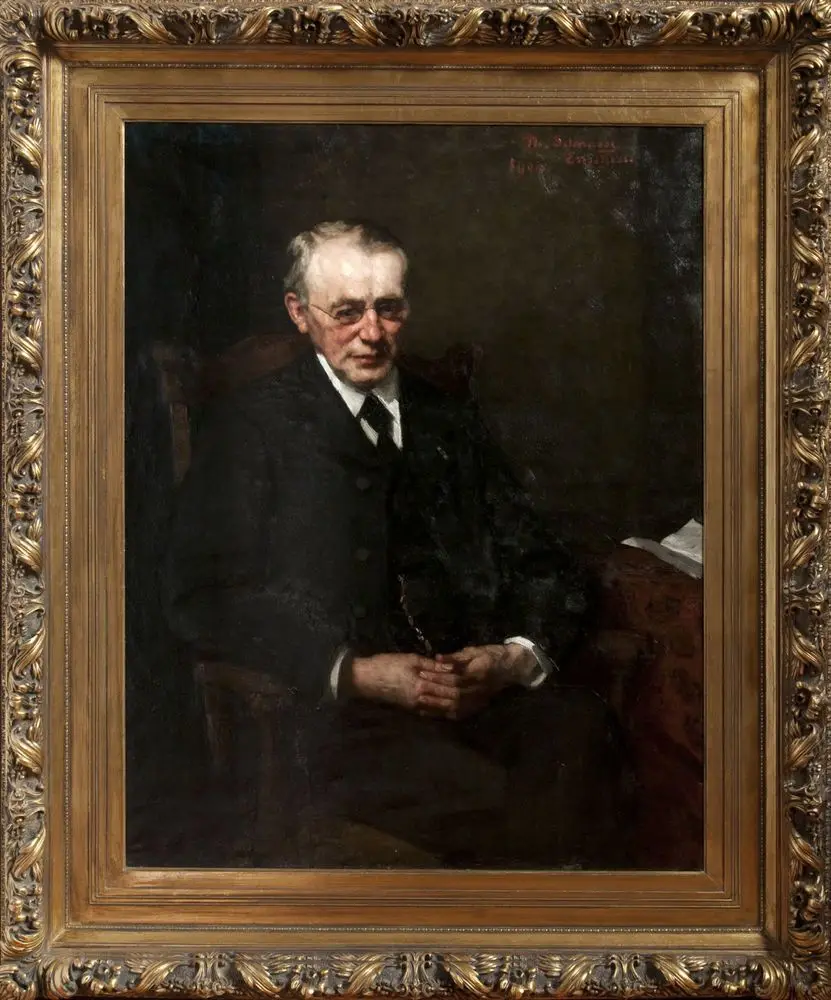 Portret "Gerrit Jan van Heek" op doek door Thérese van Duyl-Schwartze, begin 1900 by Schwartze, Thérèse