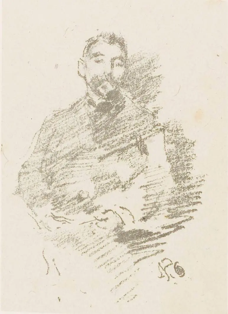 Stéphane Mallarmé by James McNeill Whistler