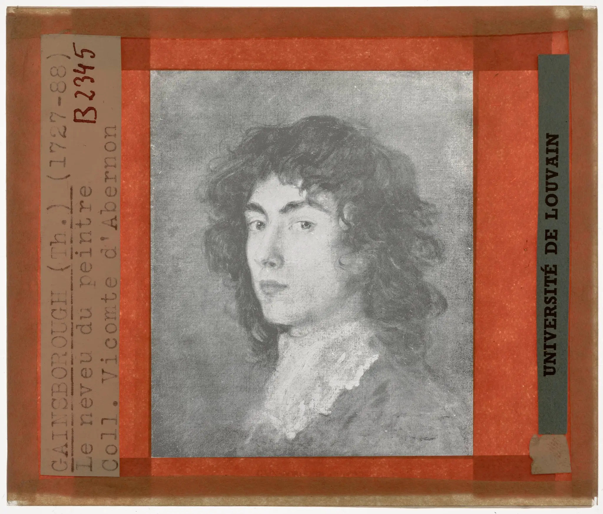 Thomas Gainsborough. Portrait of Dupont Gainsborough by Thomas Gainsborough