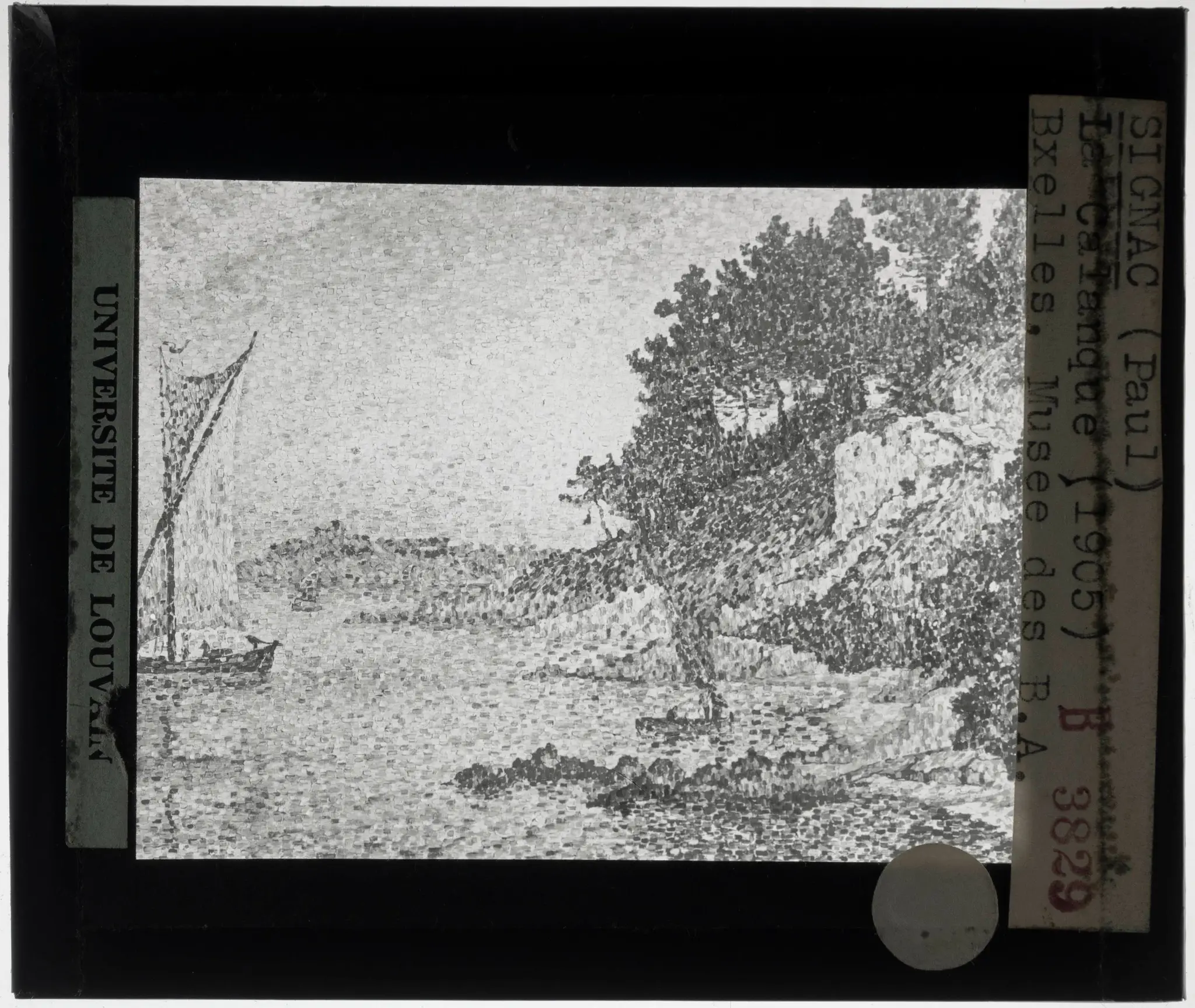 Paul Signac. La Calanque by Paul Signac