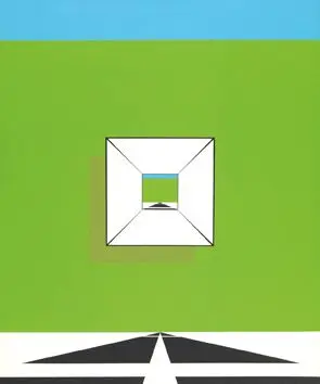 Proposition 7 [dut] - by Allan d'Arcangelo (Buffalo, New York (Etats-Unis) 1930 - Manhattan / New York (Etats-Unis) 1998) [fre]