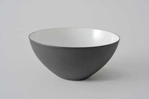 Beilagenschale aus Krenit-Email (Werkbundkiste Schalen und Teller, Schale) by Herbert Krenchel (1922 - 2014),