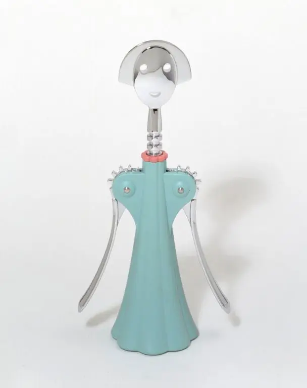Chromium plated steel and polyamide, Italy, Milan, made by Alessi spa, designed by Alessandro Mendini. by Mendini, Alessandro