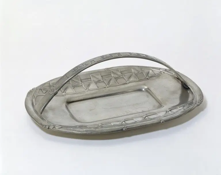Pewter (Tudric range), Birmingham, made by W.H. Haseler ca.1905, designed by Archibald Knox. by Knox, Archibald