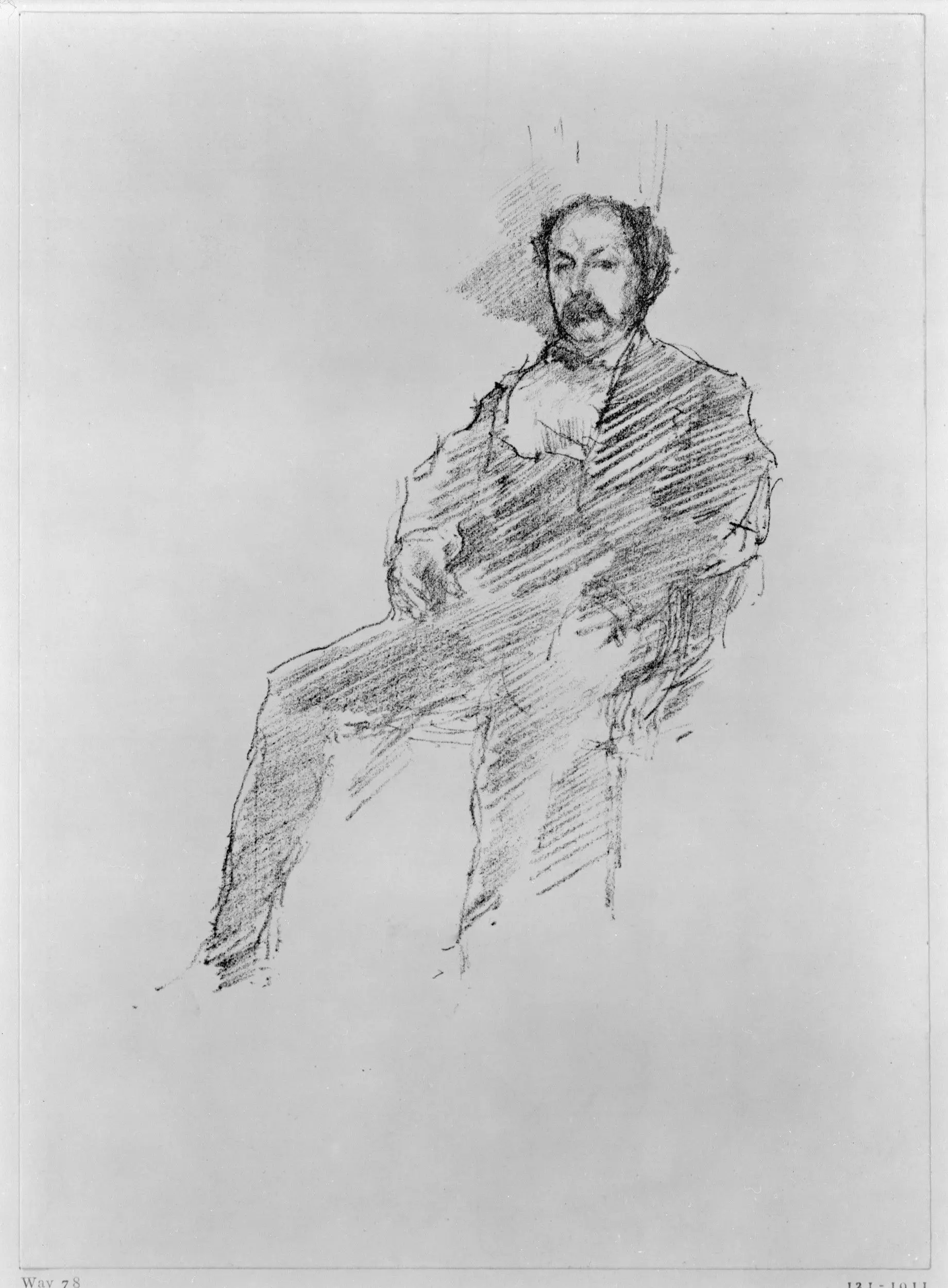 The Doctor (Dr. W. Whistler, der Bruder des Künstlers) by James Abbott McNeill Whistler