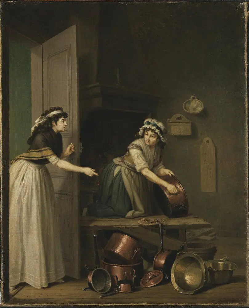 Kopparskurerskan by Pehr Hilleström d.ä.