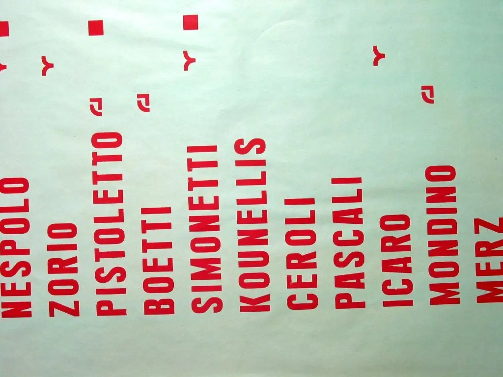 Manifesto (Poster) by BOETTI Alighiero