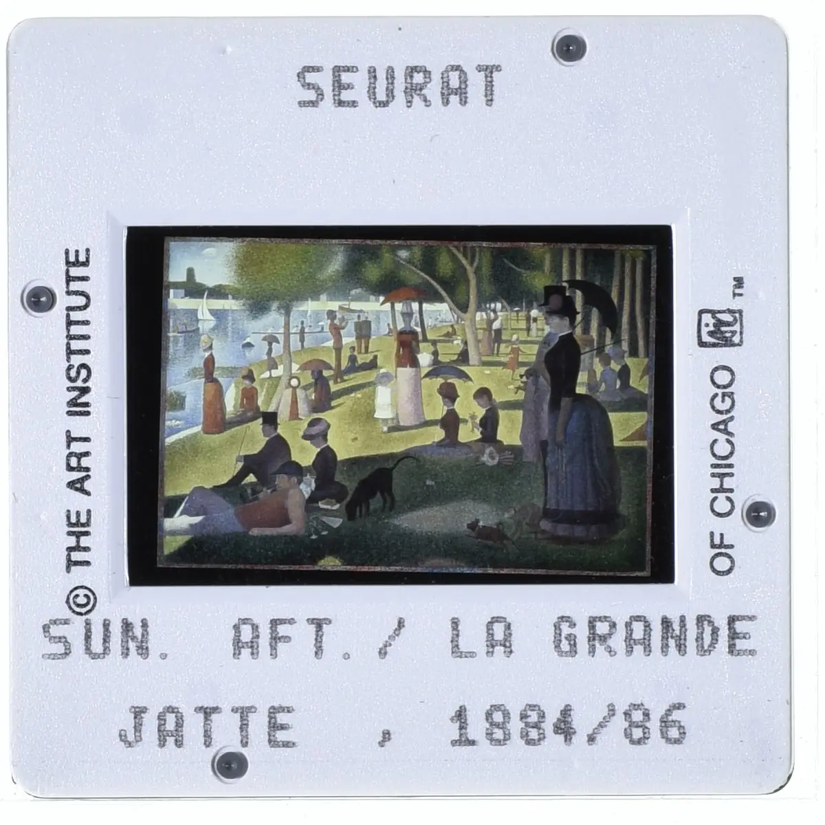 Seurat, Ein Nachmittag auf der Grande Jatte by Seurat, Georges