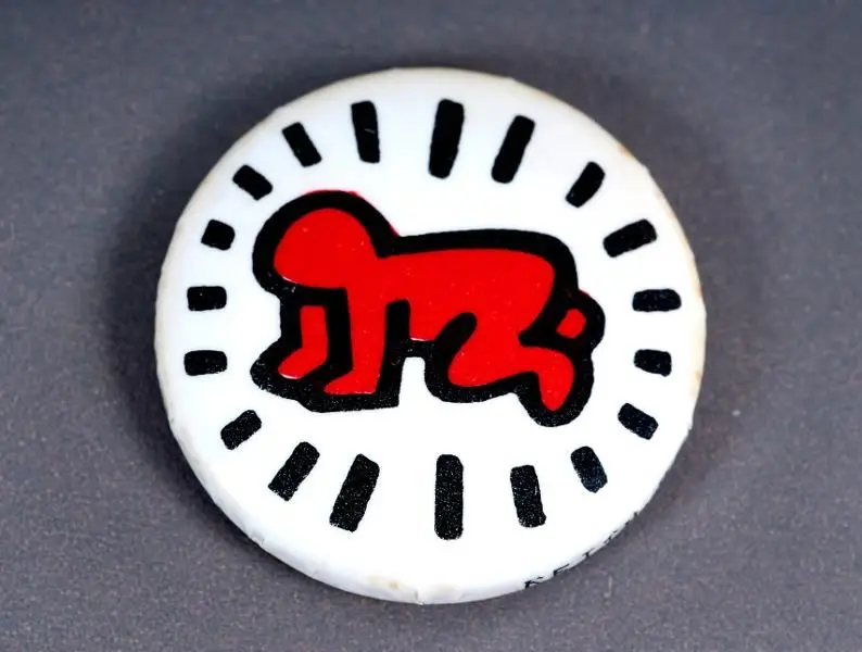 rockslagsmärke, pin by Keith Haring