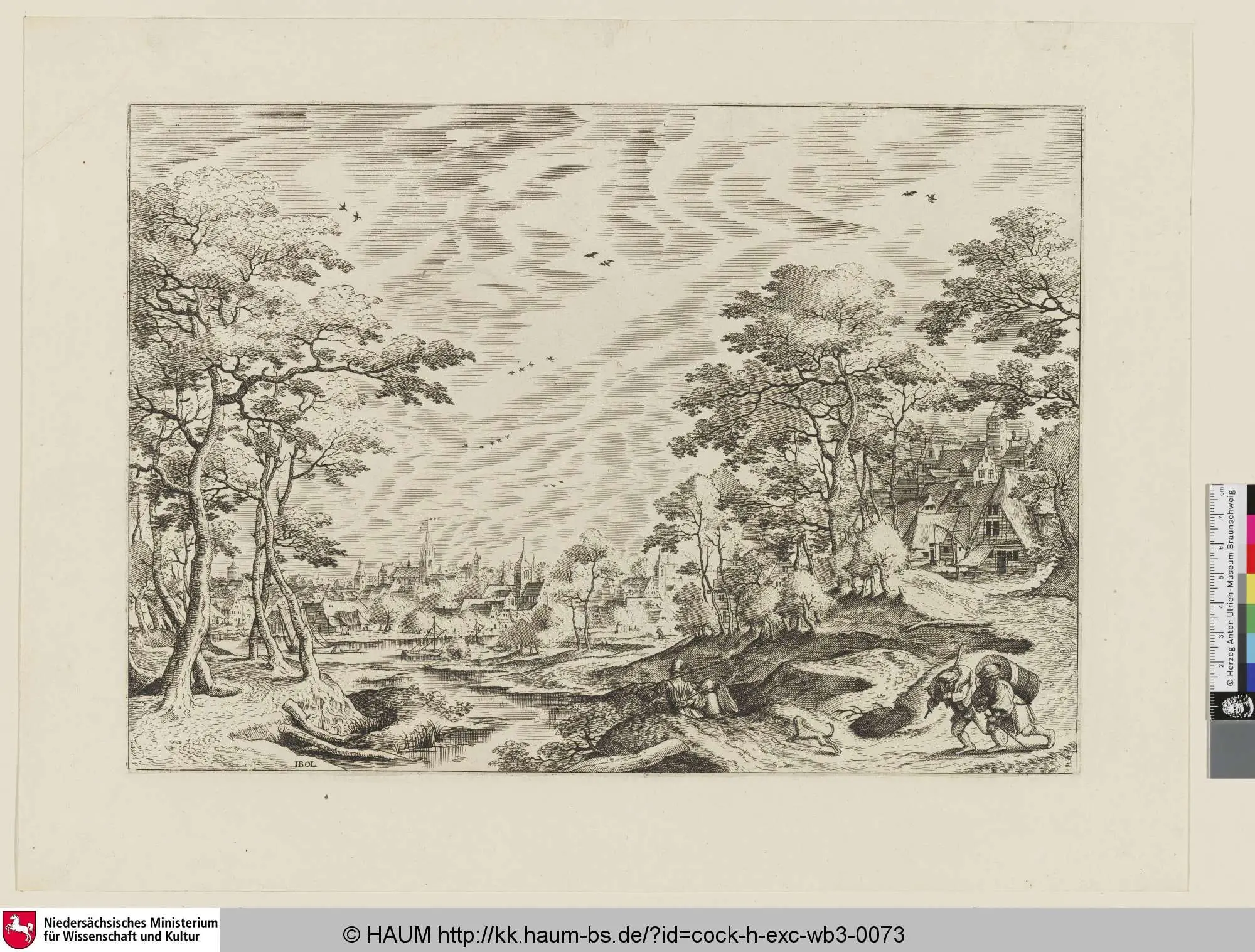 [Flusslandschaft; River Landscape] by Hans Bol