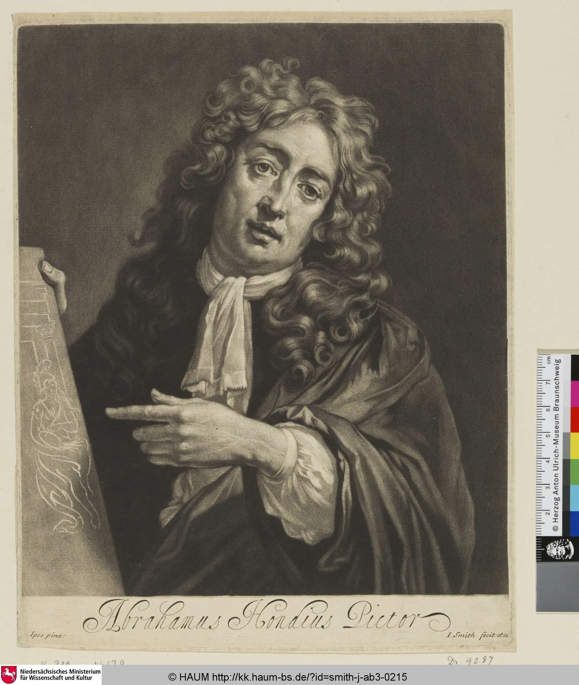 Abrahamus Hondius Pictor by Abraham Hondius