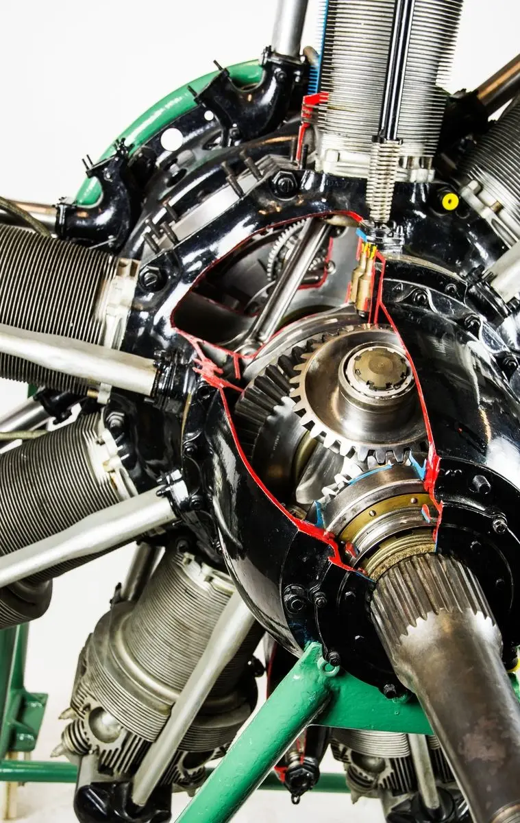 Flygmotor by NOHAB Flygmotorfabrik AB