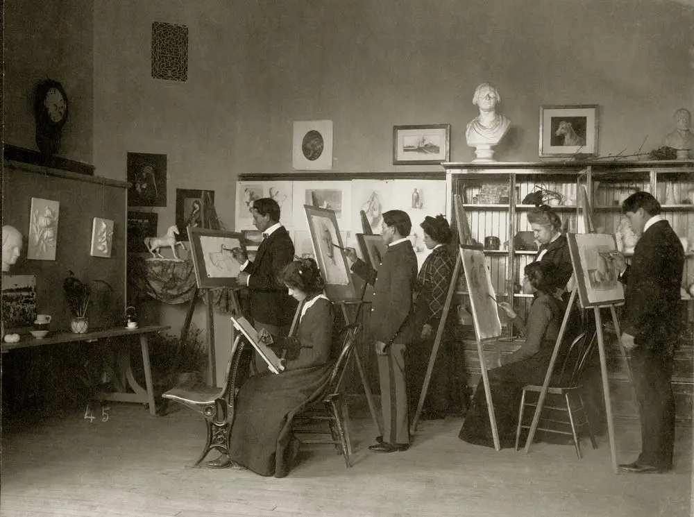 fotografi, photograph by Johnston, Frances Benjamin