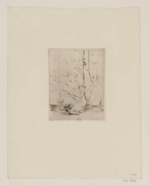 [Goose]: [estampe]/[Berthe Morisot] by Morisot, Berthe