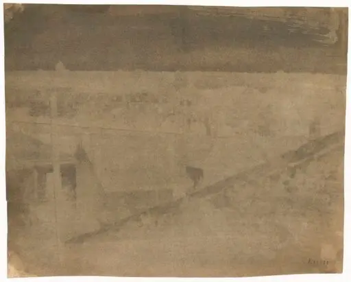 [Toits d'une ville] : [photographie négative] / [William Henry Fox Talbot ] by Talbot, William Henry Fox