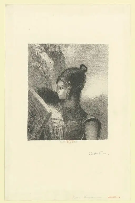 Brünnhilde : [estampe] / Odilon Redon by Redon, Odilon
