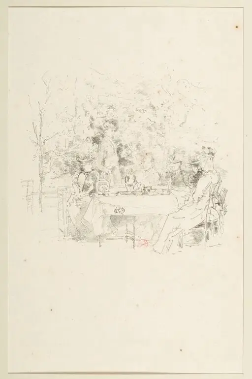 [The garden] : [estampe] / [Whistler] by Whistler, James McNeill