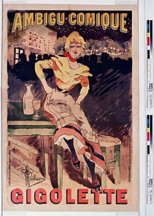 Ambigu-Comique. Gigolette : [affiche] / [Albert Guillaume] by Guillaume, Albert