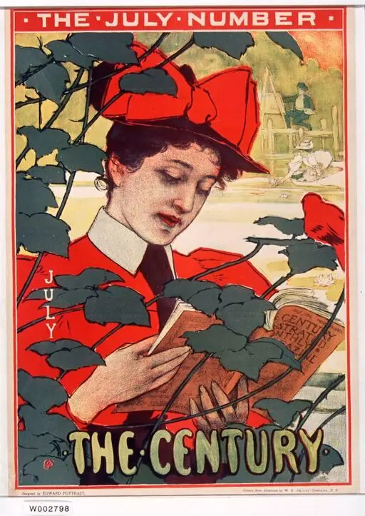 The July number. The Century : [affiche] / [Edward Potthast] by Potthast, Edward