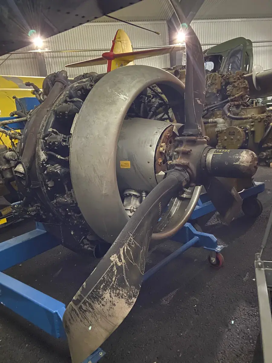 Flygmotor Alvis Leonides 503/7 by Unknown artist