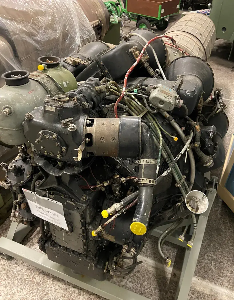 Motor tillhörande museets MIG15 (LIM-2) by Unknown artist