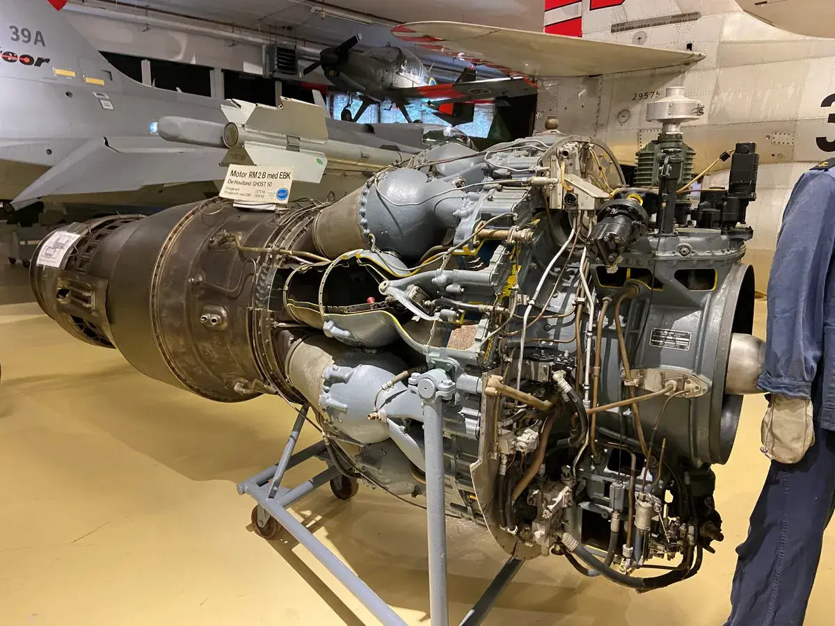 Flygmotor RM 2B by NOHAB Flygmotorfabrik AB