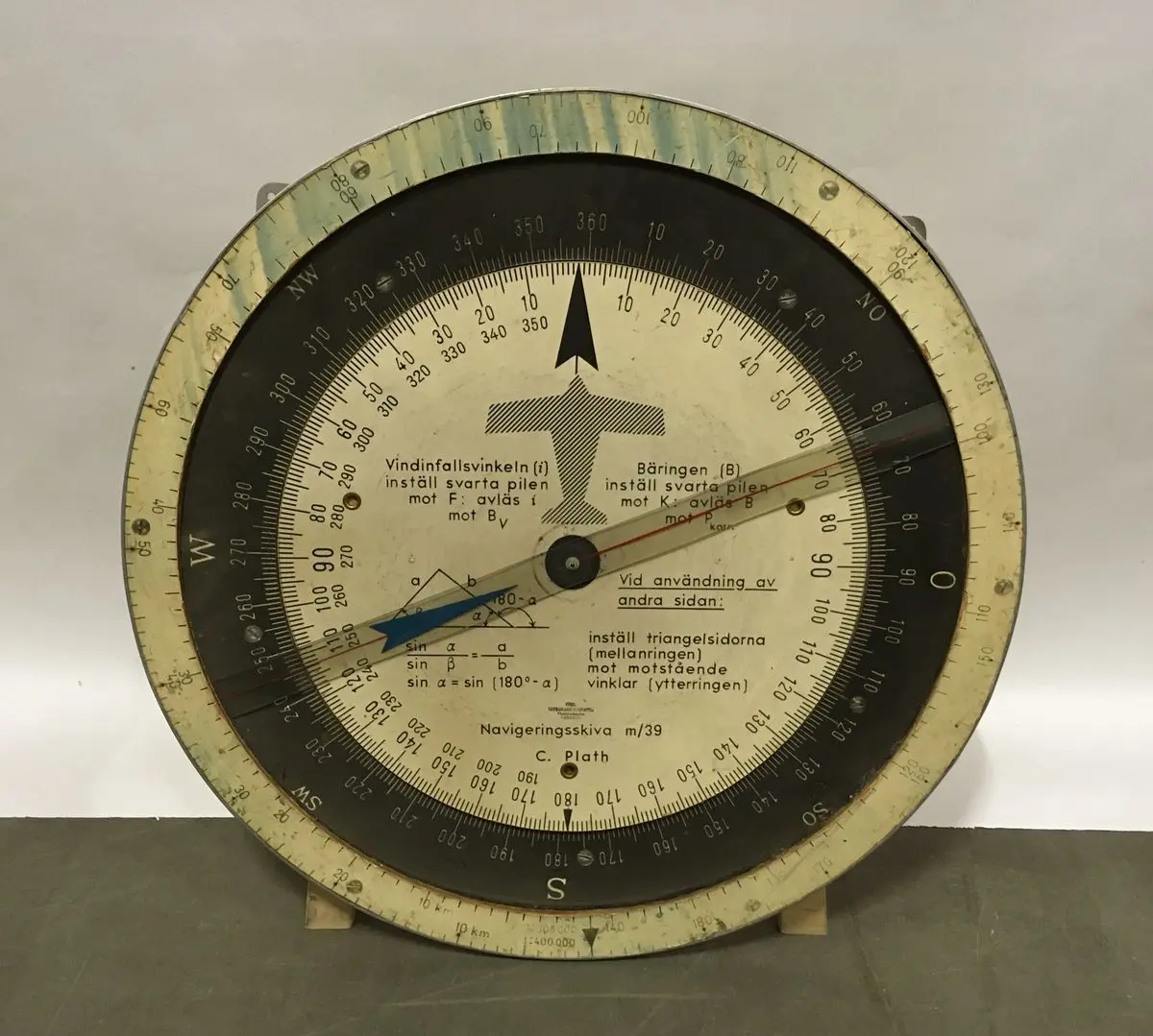 Navigationsskiva m/39 i storformat för undervisning by Unknown artist