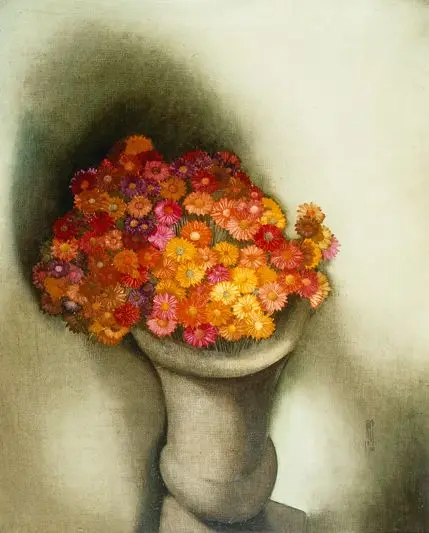 Fall Flowers by Rosalyn Gale Powell