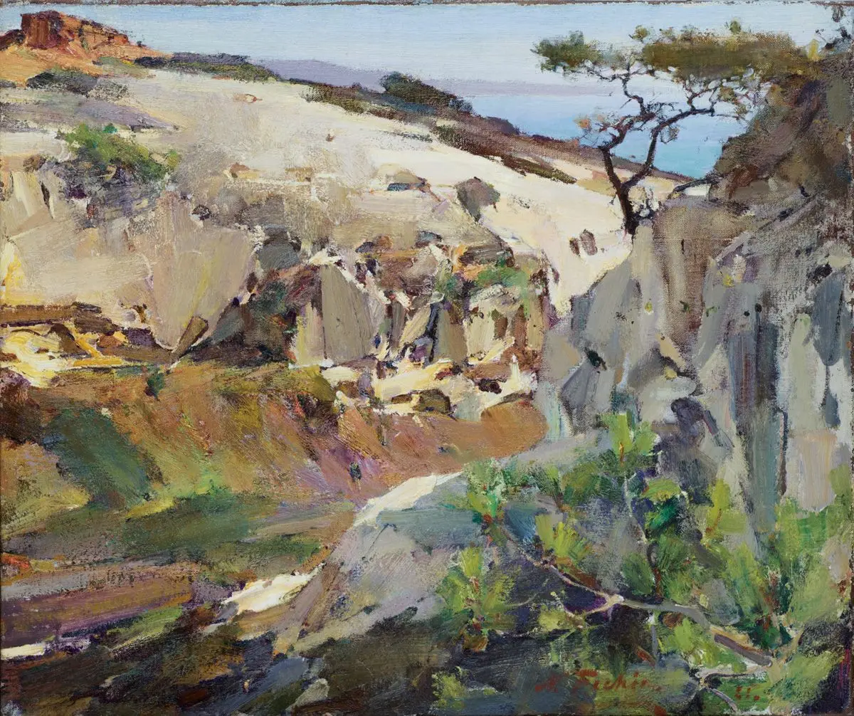 La Jolla Landscape by Nicolai Ivanovich Fechin