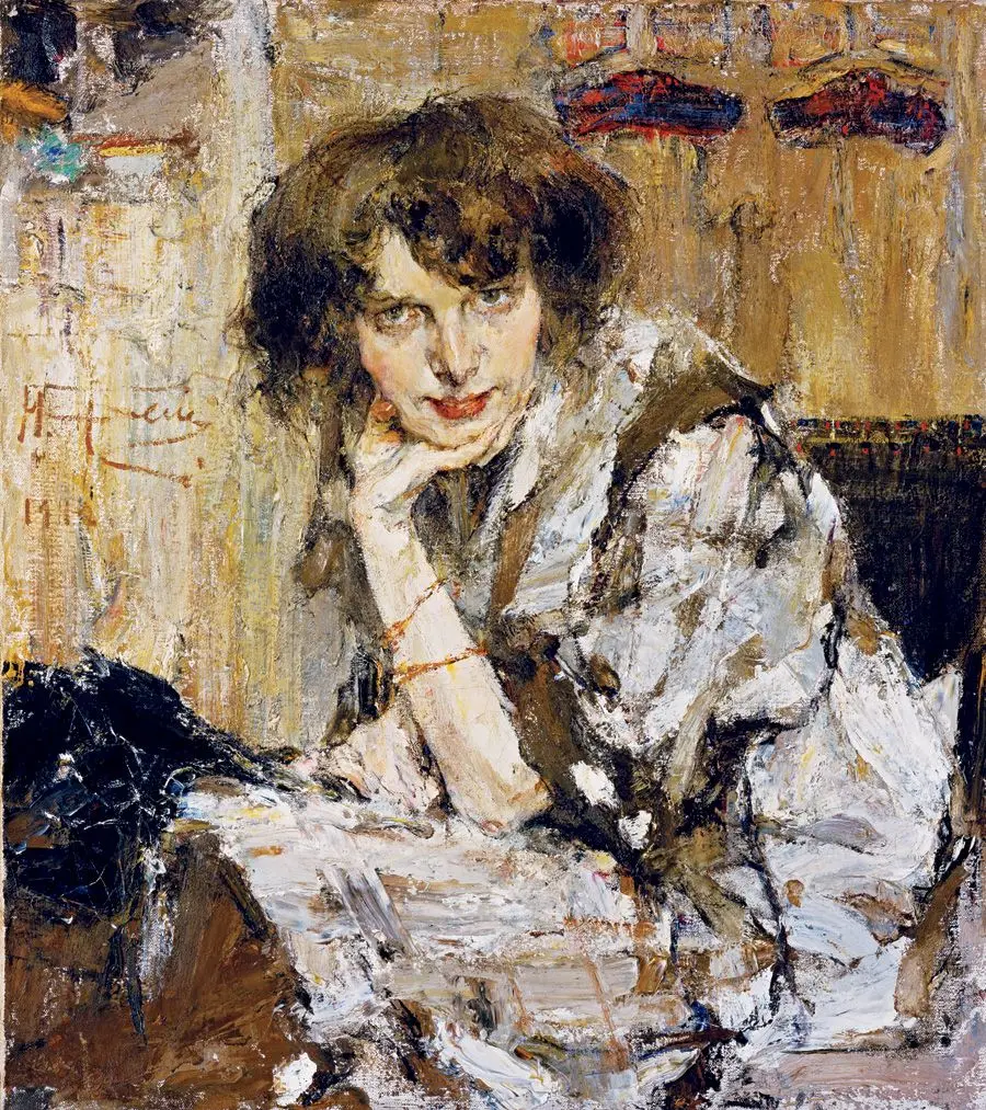 Portrait of a Young Woman by Nicolai Ivanovich Fechin