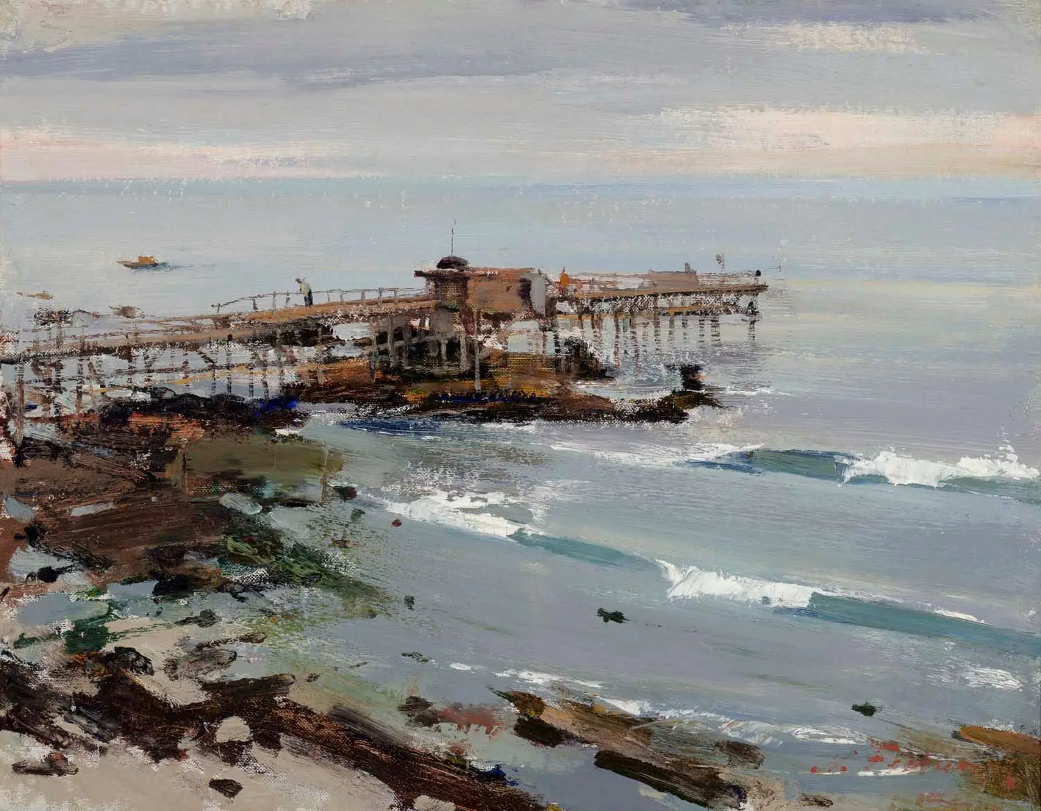 Low Tide at Laguna by Nicolai Ivanovich Fechin