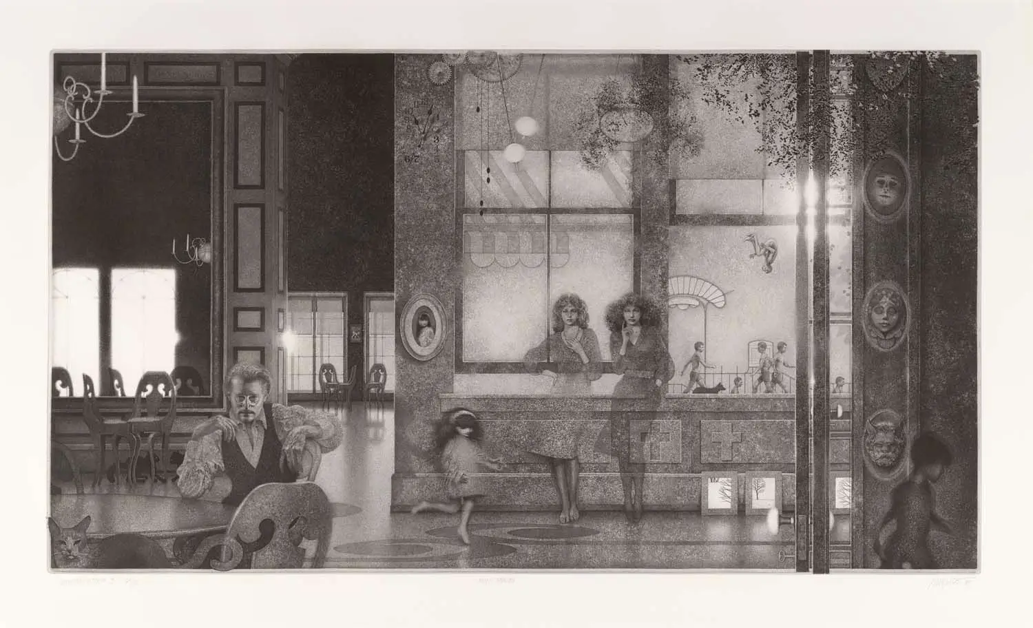 Interiors I: Family Reunion by Peter Milton