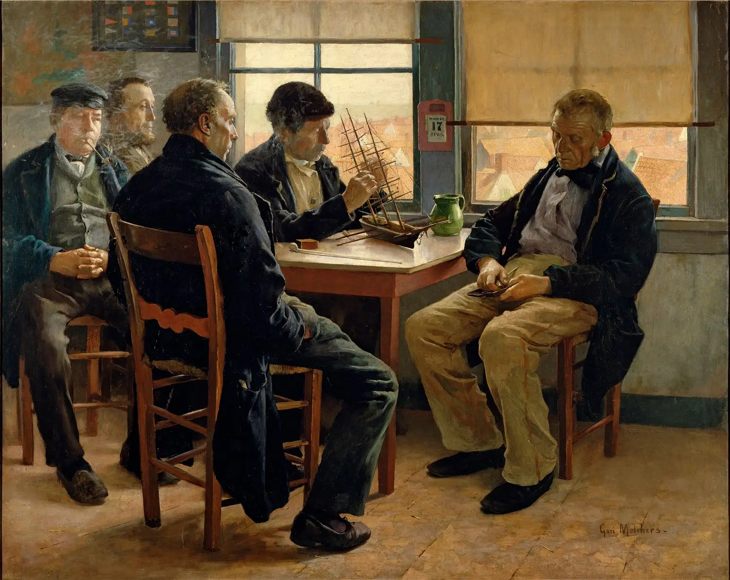 The Pilots by Gari Melchers