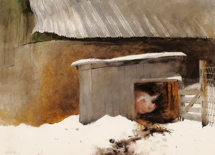 House of Pig by Jamie Wyeth