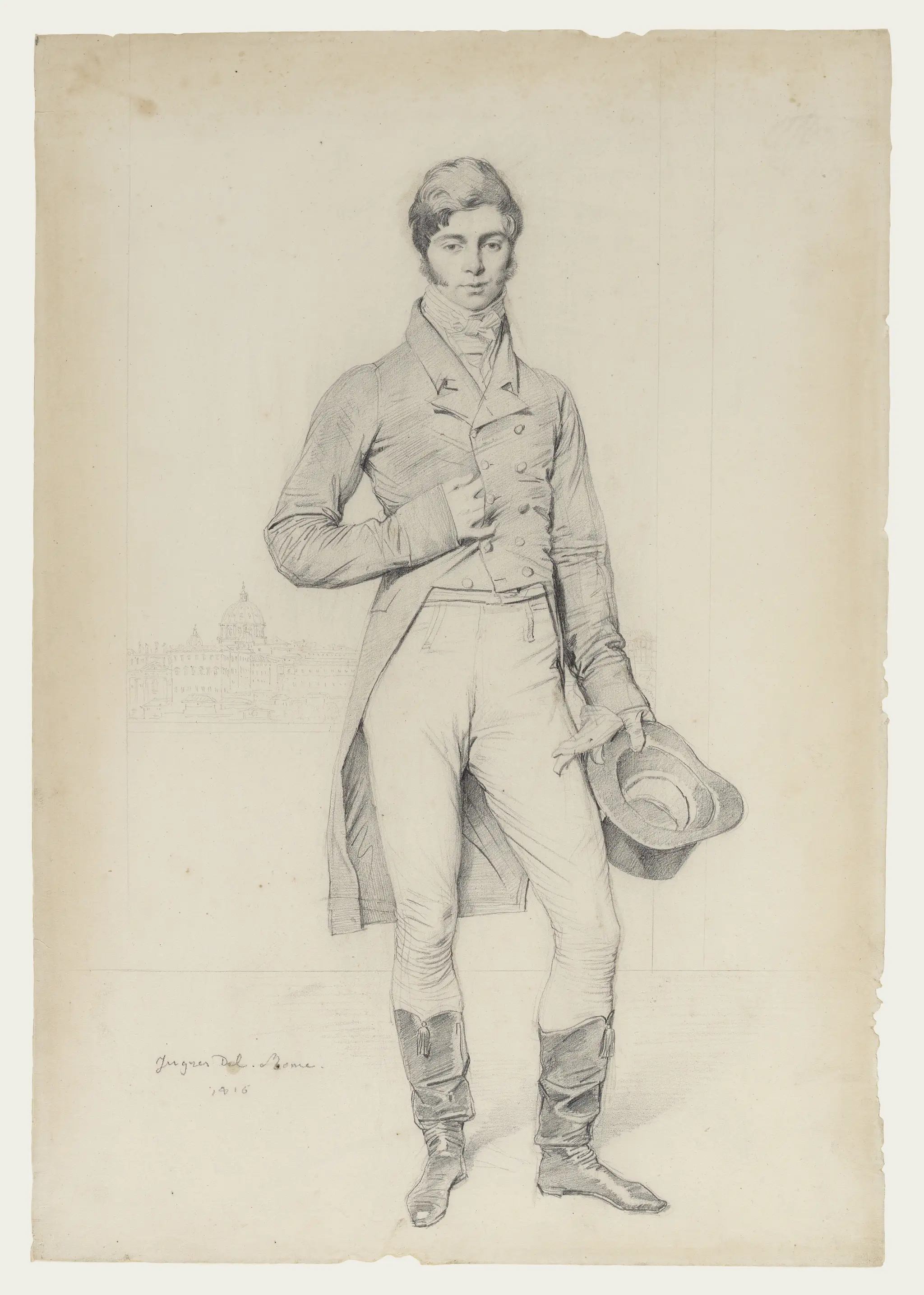 Portrait of Lord Grantham by Jean-Auguste-Dominique Ingres