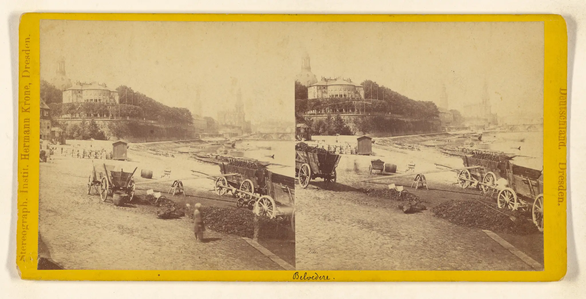 Deutschland. Dresden./[Belvedere.] by Hermann Krone