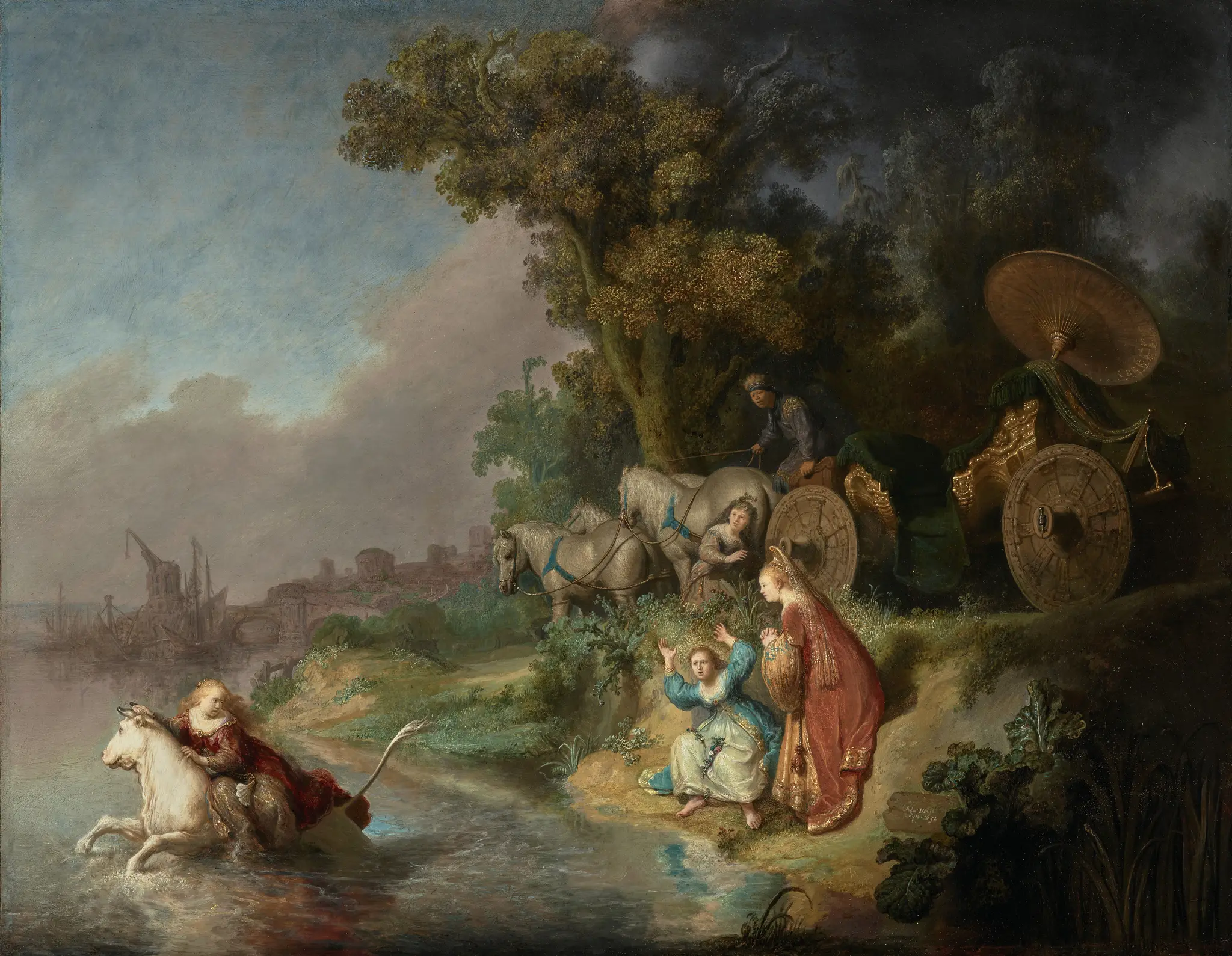 The Abduction of Europa by Rembrandt Harmensz. van Rijn