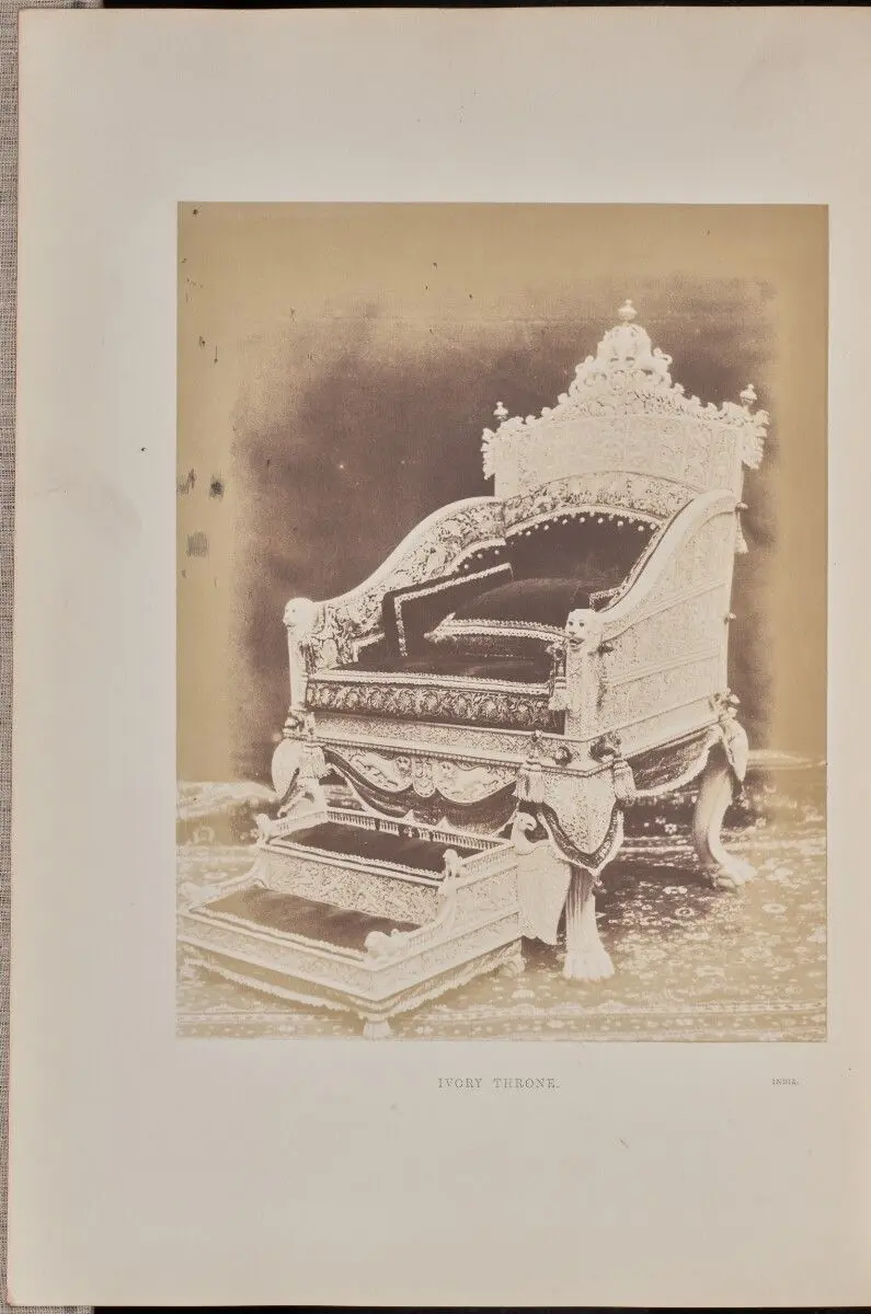 Ivory Throne by Claude-Marie Ferrier; Hugh Owen