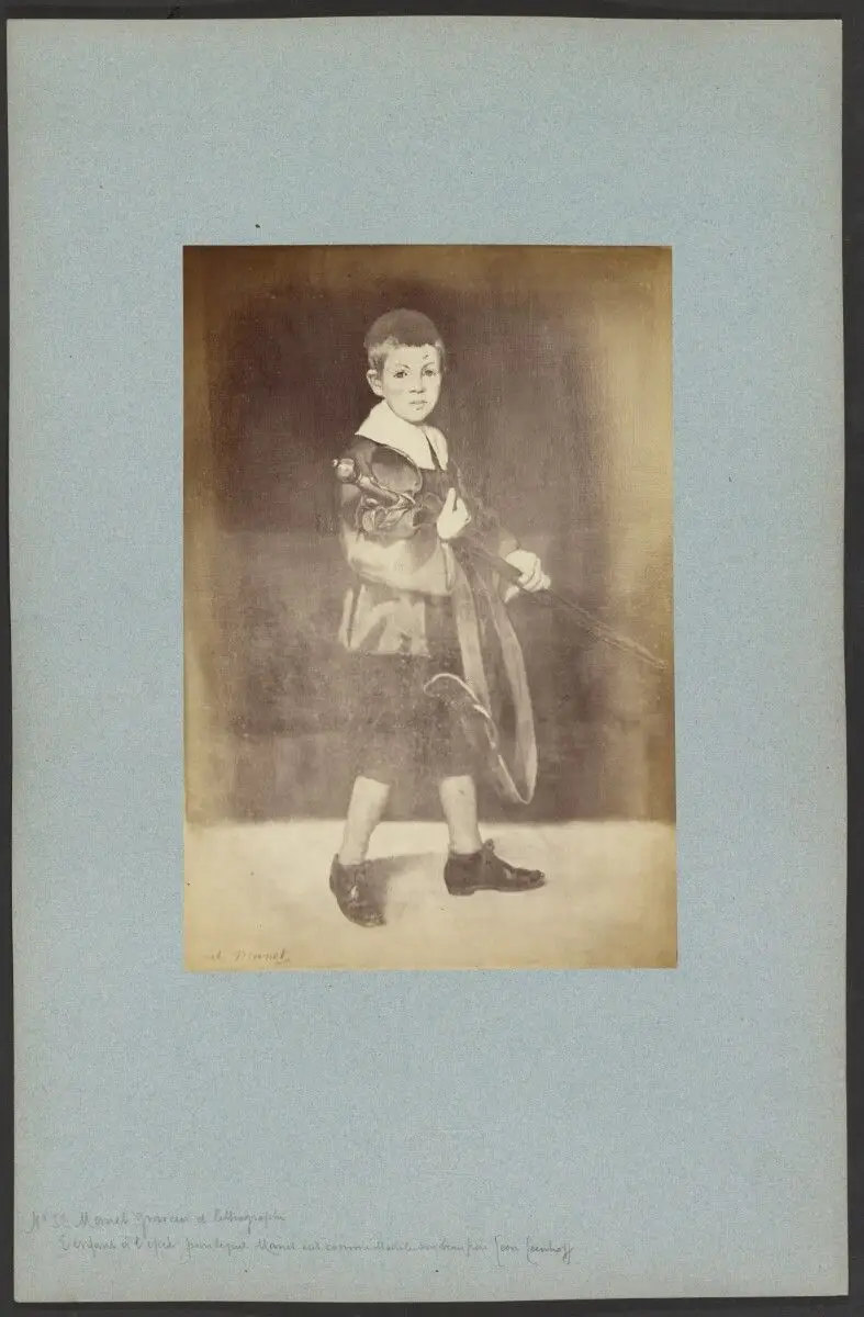 "L'enfant a l'epee" par Manet by Anatole Godet