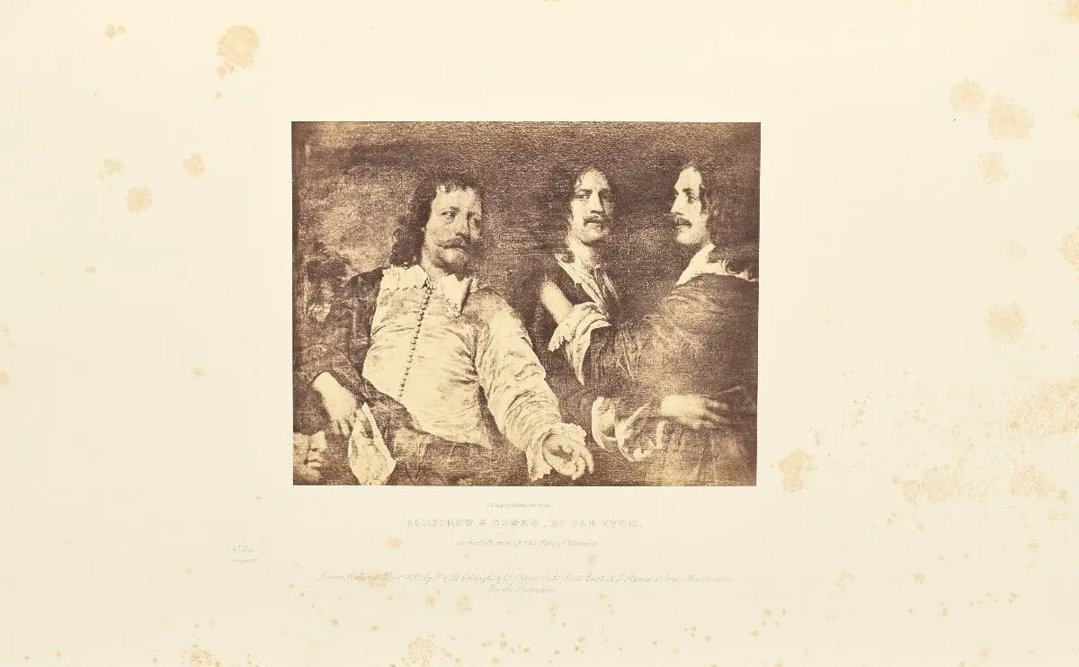 Killigrew and Carew, by van Dyck by Caldesi & Montecchi