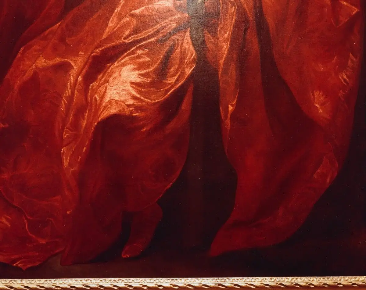 Malibu, California, 1991 [Anthony van Dyck (Flemish, active 1599-1641), Portrait of Agostino Pallavicini, 1621, Oil on Canvas, 85 1/8 x 55 1/2 inches (216 x 141 cm). The J. Paul Getty Museum, 68.PA.2 (detail)] by Richard Misrach