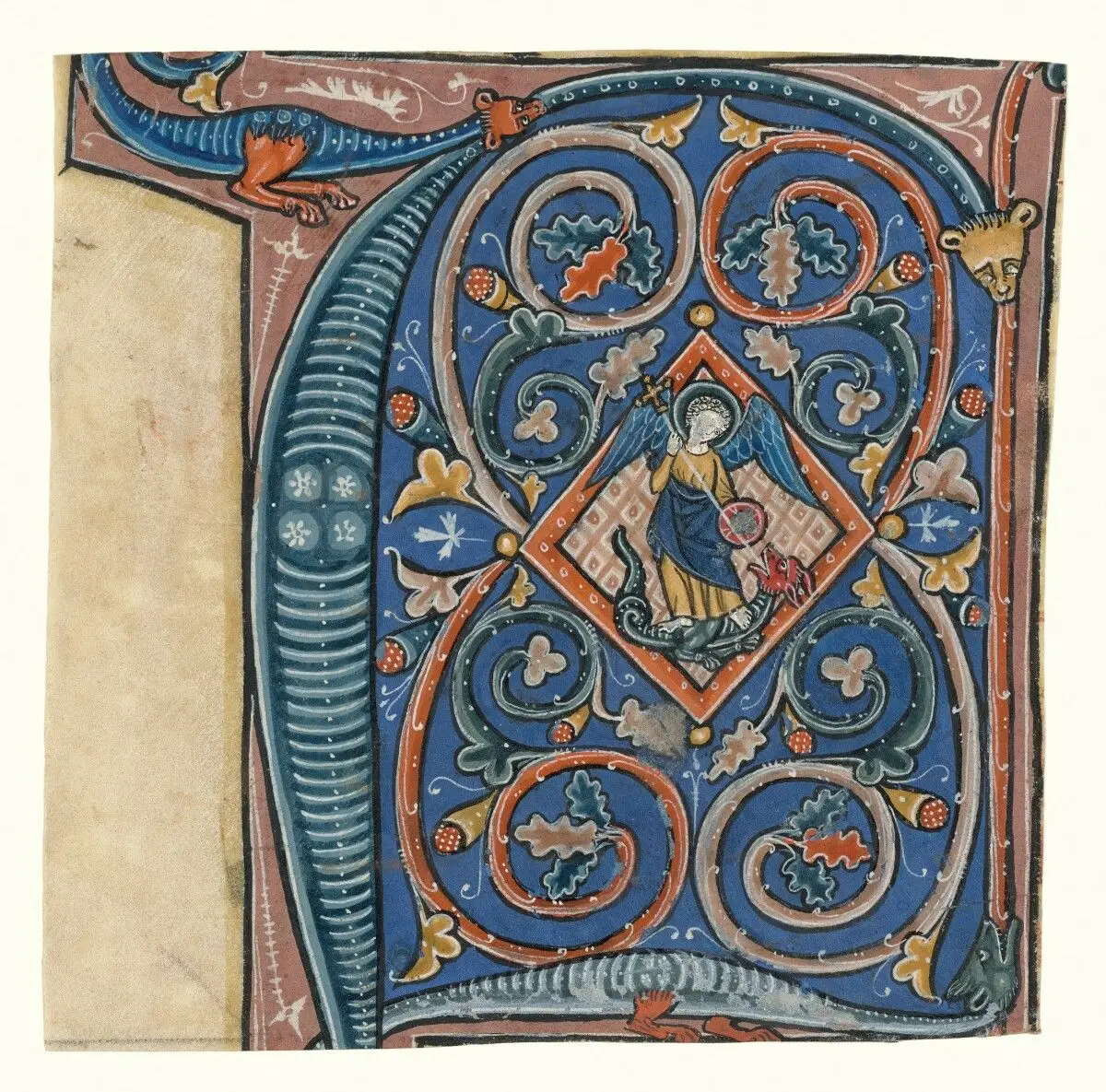 Historiated initial from an antiphonal by Unknown