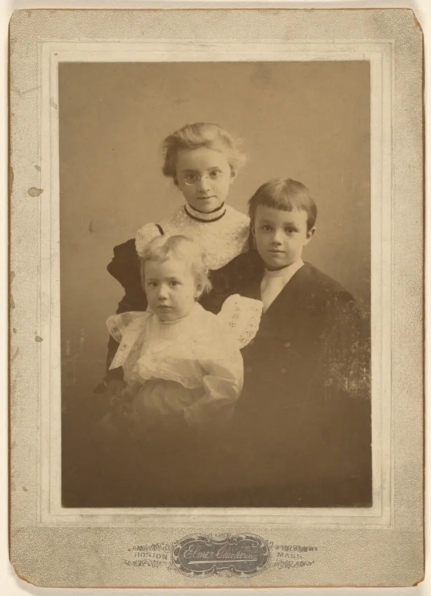[Three children] by Elmer Chickering