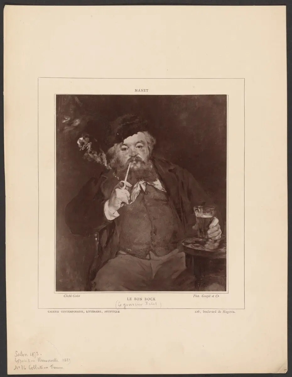 "Le Bon Bock" par Manet by Anatole Godet