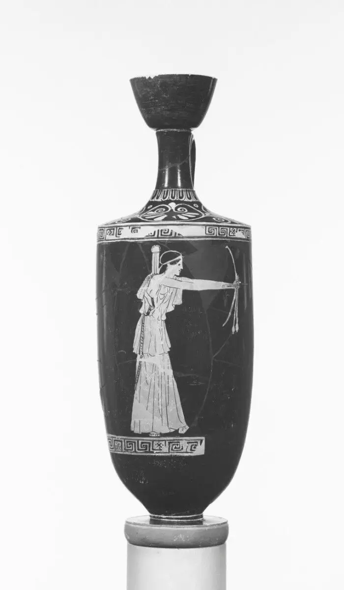 Attic Red-Figure Lekythos by Oionokles Painter