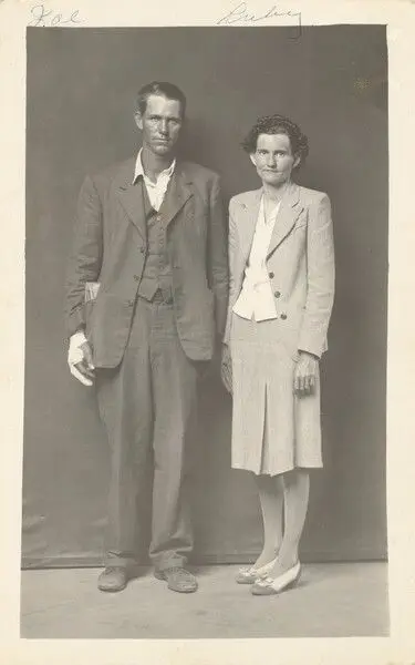 [Portrait of Joe and Ruby Bullard] by Mike Disfarmer