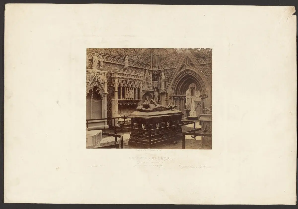 Crystal Palace, Medieval Court by Philip H. Delamotte