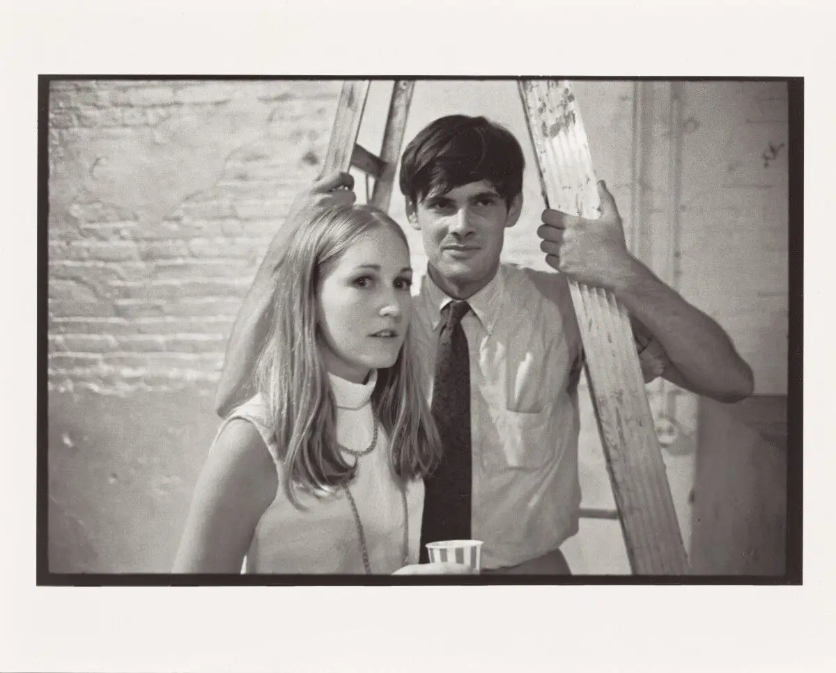 Sandy Kirkland and Gordon Baldwin at The Factory by Stephen Shore