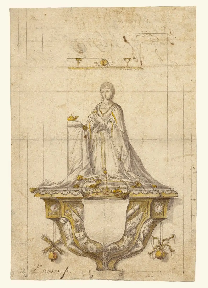 Study for a Statue of Queen Isabella by Pedro Mena y Medrano