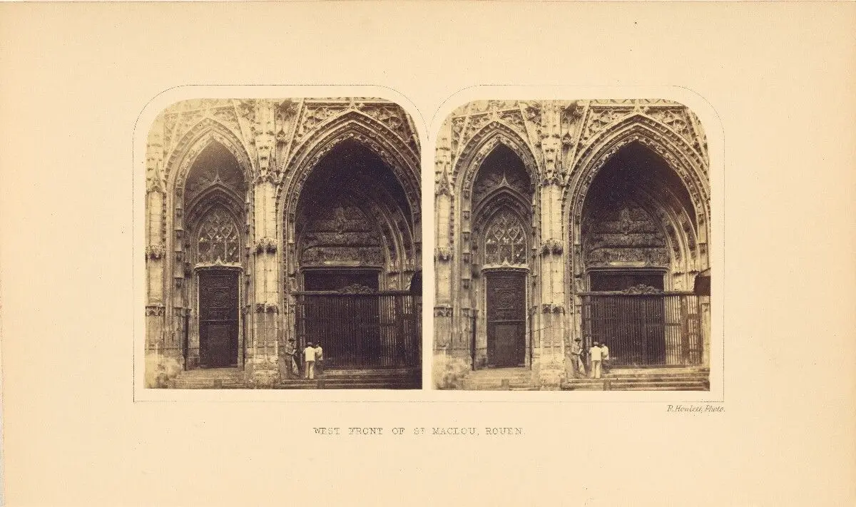 West Front of St. Maclou, Rouen by Robert Howlett